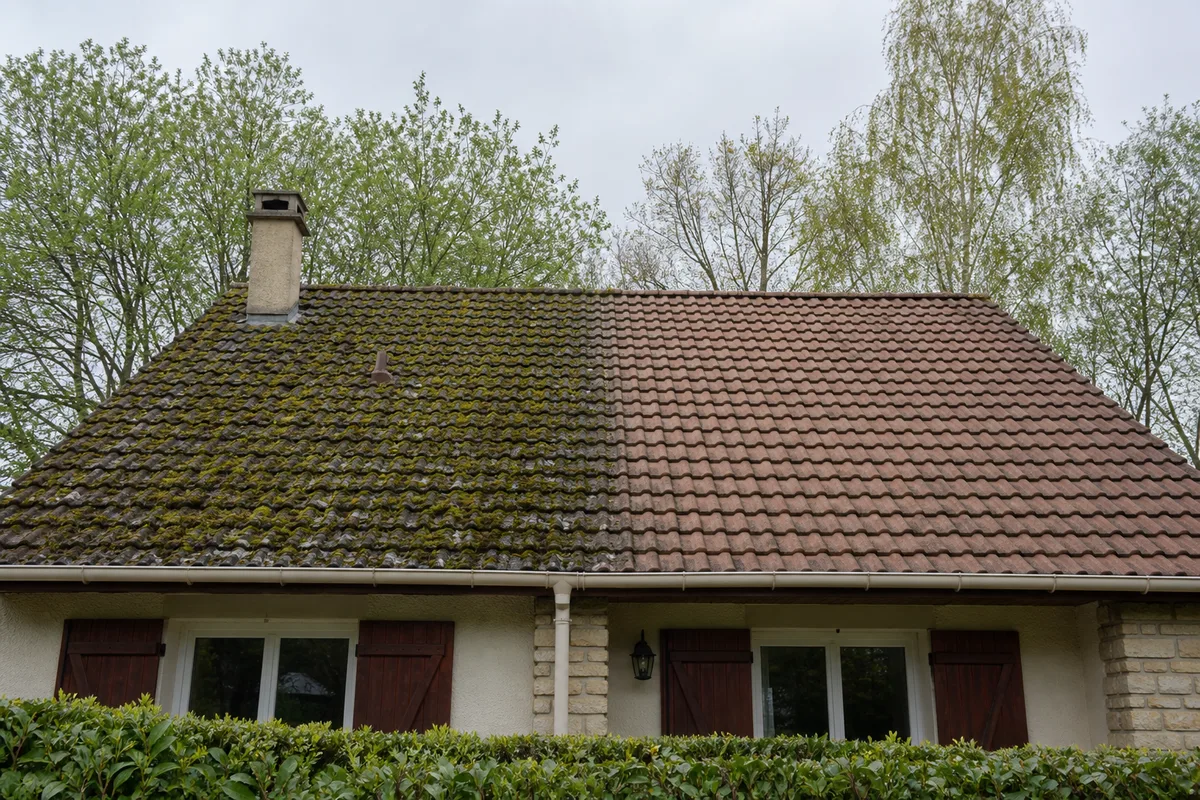 Démoussage de toiture dans le 78 : méthode, prix, précautions